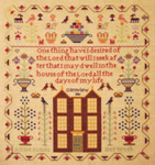 The Anne Jones 1881 Sampler -- click for an enlarged view