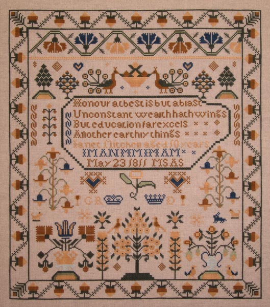 The Janet Mitchell 1811 Sampler