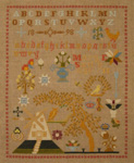 The MaryESmith 1898 Windmill Sampler -- click for an enlarged view