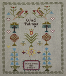 The Mary Noah 1860 Glad Tidings Sampler -- click for an enlarged view