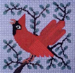 Red & Black Bird #4 - Cardinal