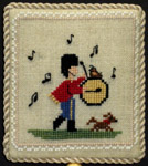 Twelve Drummers Drumming Ornament -- click for an enlarged view