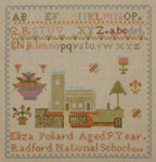 The Eliza Pollard 1844Sampler -- click for an enlarged view